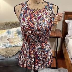Anthropologie Deletta Abstract Top - Size XS